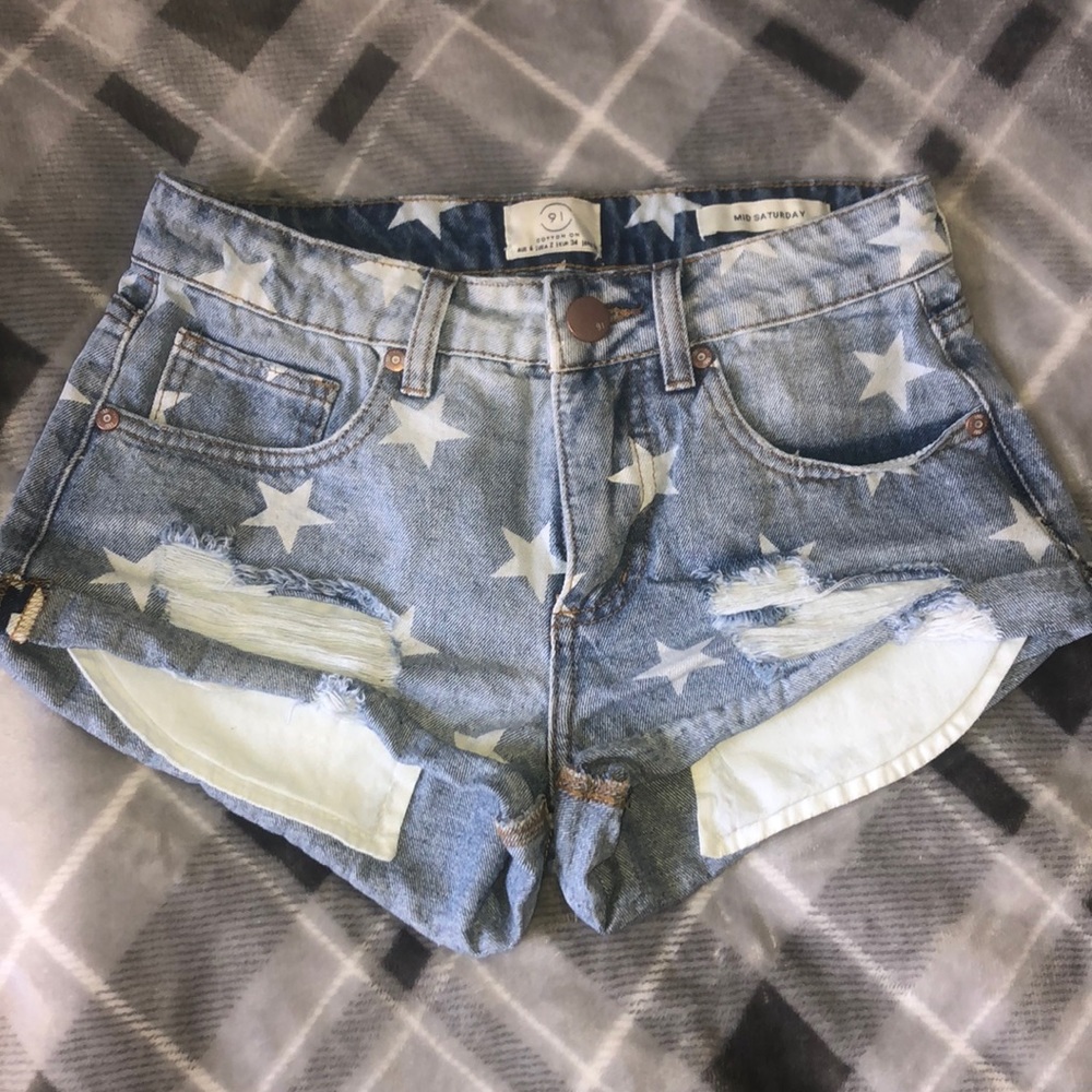 cotton on jean shorts